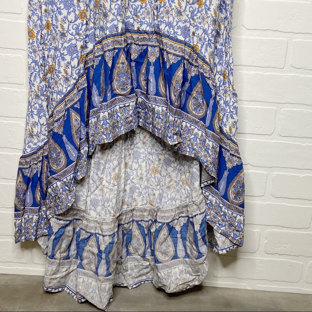American Rag cottage core skirt tassel floral S - Picture 4 of 11